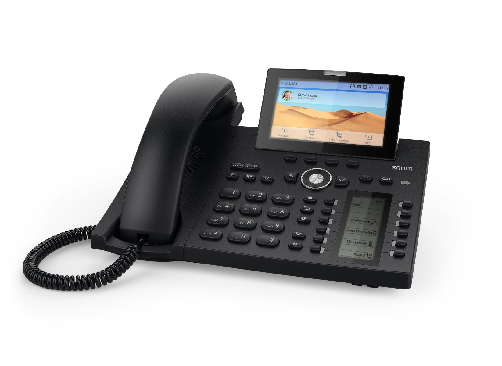 Snom D385N 12 Line Professional IP Phone, 4.3' Hi-Res Display With Backlight Snom D385N 12 Line Professional IP Phone, 4.3' Hi-Res Display With Backlight
